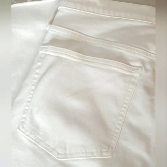 J. Crew White Vintage Straight Cropped Jeans - Size 30 - Picture 10 of 15